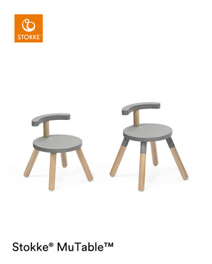 Stokke® MuTable™ V2 chair | Storm Grey