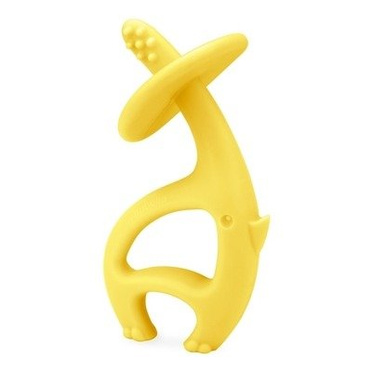 MOMBELLA TEETHER DANCING ELEPHANT YELLOW