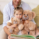 Teddykompaniet® plush cuddly mascot, Roger bear beige 25cm