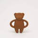 Moonie the Caramel bear teether made of natural rubber