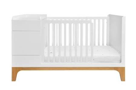 Bellamy | Up! snow crib 70x120 extendable to 70 x160 + desk