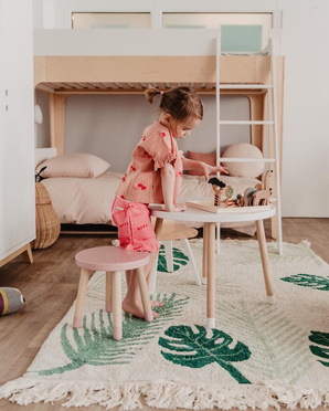 Lorena Canals® handwoven 100% cotton rug 140 x 200 cm | Tropical Green