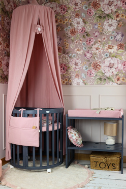Waldin® 7in1 Oval crib