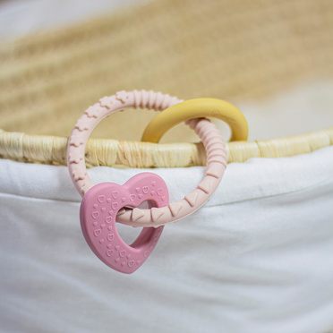 Petite&amp;Mars® silicone teether Love