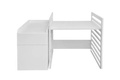 Bellamy | Up! snow crib 70x120 extendable to 70 x160 + desk