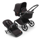 Bugaboo® Fox Cub 2-in-1 set, pram deep-walker | Midnight Black