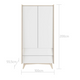 Bellamy So sixty 2-door closet