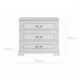 Bellamy® Ines komoda 3-szuflady | Elegant White
