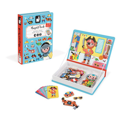 Janod | Magnetibook | Magnetic Puzzle | Costumes | Boy