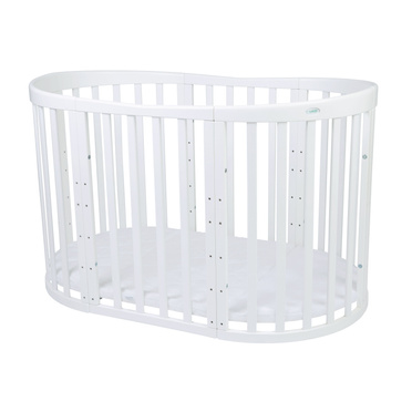 Waldin® łóżeczko 7w1 Owal