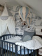 Waldin® 7in1 Oval crib