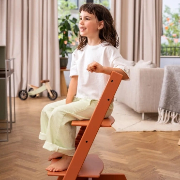Stokke® Tripp Trapp® Wooden Children's Chair | Terracotta