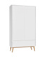Pinio | Swing | 2-door closet | White