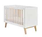 Pinio | Swing | Crib 120 x 60 | White + Natural