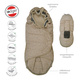 Lodger® waterproof double layer winter stroller sleeping bag beige Taslon Birch