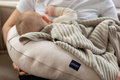 Poofi® nursing pillow 100% organic cotton | Latte