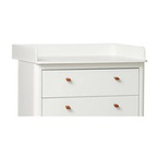 LEANDER - Classic™| White dresser changing table