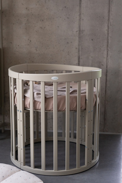 Waldin® 7in1 Oval crib