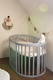 Waldin® 7in1 Oval crib