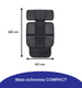 Sorino® Compact mata pod fotel