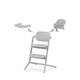 Cybex® Lemo 2™ 3-in-1 set, ergonomic chair + baby set + tray | Suede Grey