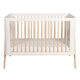 Troll Nursery | Torsten | Łóżeczko Dziecięce – 120 x 60 cm | White + Natural Wax
