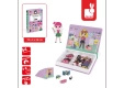 Janod | Magnetic Puzzle | Magnetibook | Costume Girl