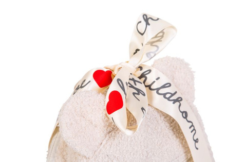 Childhome Plecak My First Bag teddy Bear White