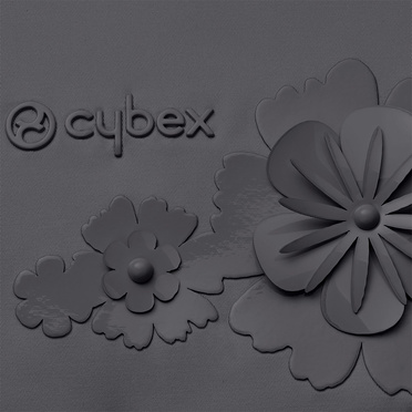 Cybex Platinum Luxury Footmuff winter sleeping bag | Simply Flowers Grey