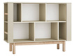 Pinio Miloo low bookcase champagne