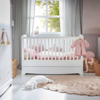 Bellamy Royal timeless white łóżeczko 70x140