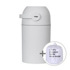 Magic | Waste diaper garbage can - white (for 25 diapers) + bags