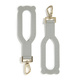 La Millou® | Stroller attachment clips | Gray &amp; gold