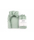 Poofi® sheet 100% organic cotton, 120 x 60 cm sage