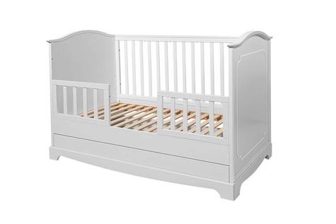 Bellamy Royal timeless white łóżeczko 70x140