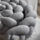 Waldin® Braid Wafer Light Gray