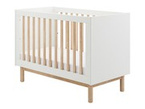 Pinio Miloo crib 120x60 white
