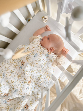 Bamboo sleeping bag 0-6 Retro Balloons