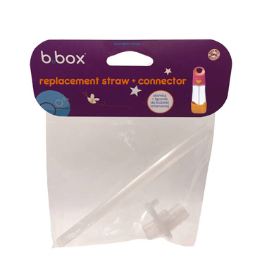 B.Box®  zestaw słomki z konektorem do butelki tritanowej 450 ml 