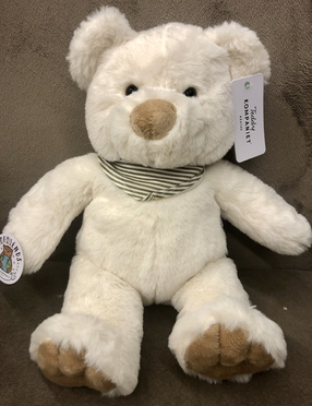 Teddykompaniet® pluszowa maskotka przytulanka, miś Malte kremowy 27cm
