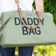 Childhome | Daddy Bag | Large Travel Bag | Khaki Canvas