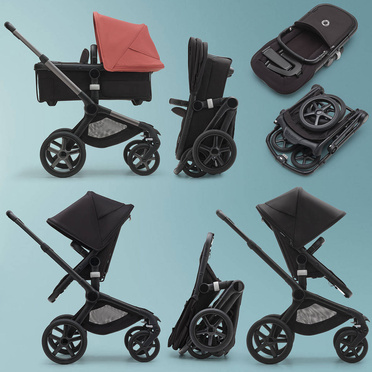 Bugaboo® Fox 5 zestaw 2w1, wózek głęboko-spacerowy | Desert Taupe Complete Edition