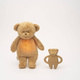Moonie the Caramel bear teether made of natural rubber