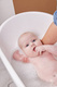 Bebe Jou | Sense Edition tub set with electronic temperature measurement + wooden stand | White