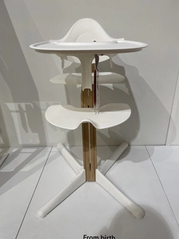 Stokke® Nomi® 3-in-1 set, ergonomic feeding chair | Natural White