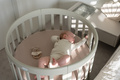 Waldin® 7in1 Oval crib