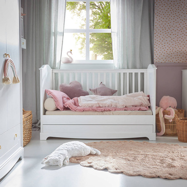 Bellamy Royal timeless white crib 70x140