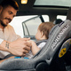 Avionaut | Pixel + Base IQ Isofix | Lekki Fotelik Samochodowy 0-13 kg z Bazą | Grey Melange