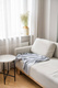 Poofi® Oslo bamboo blanket | Dusty Blue