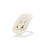 Cybex® Gold Click & Fold & Lemo™ 2.0 Bouncer leżaczek niemowlęcy z funkcją naturalnego bujania Canvas White